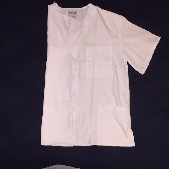 White Scrubs Men’s Set - Size Small - Picture 1 of 4